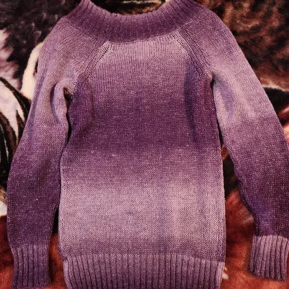 Purple Arizona Jean Company Girls Sweater Size 10/12 - Picture 4 of 4